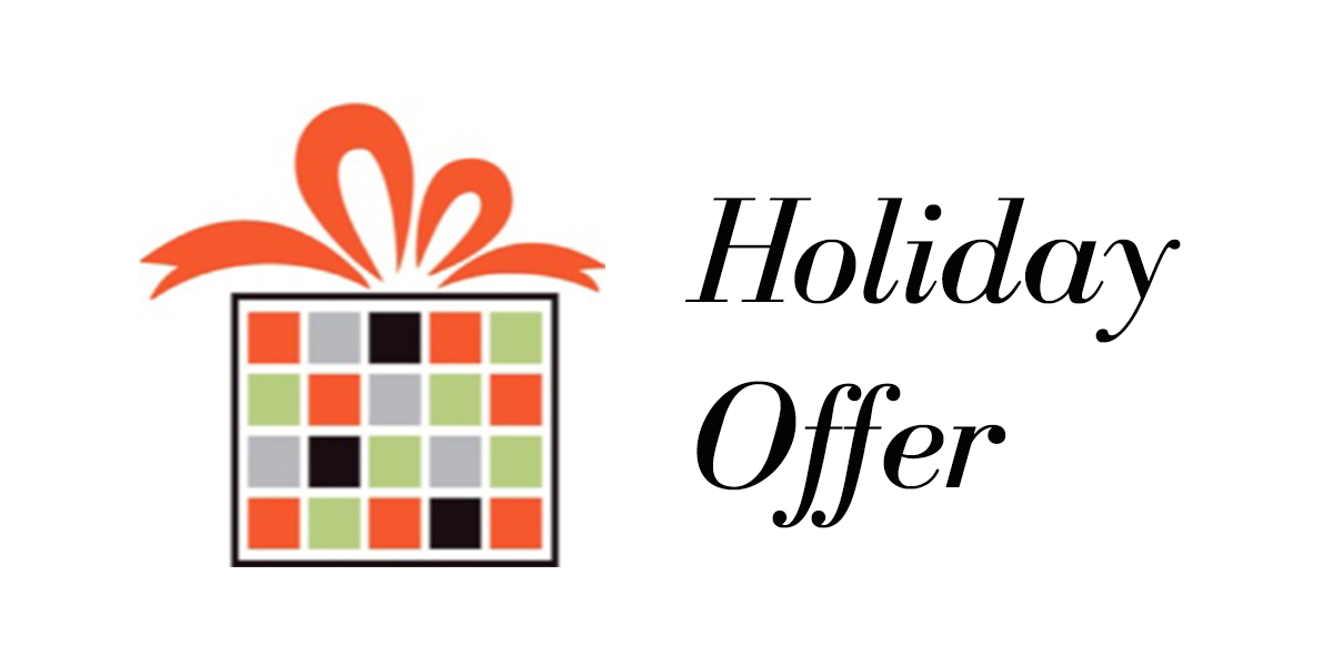 a gift box with the words holiday offer