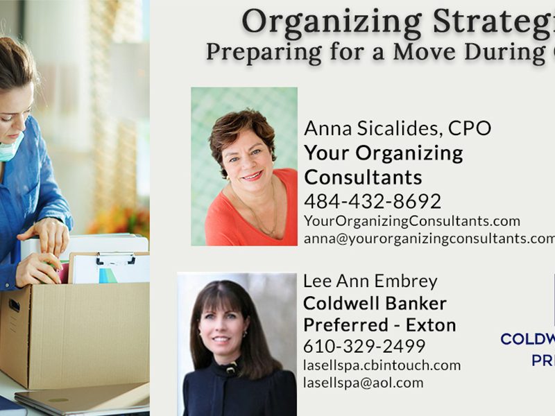 Organizing Strategies Preparing for a Move during COVID event details